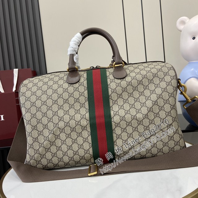 Gucci專櫃古馳最新款男士手提旅行包旅行袋 jh2802型號:  547953